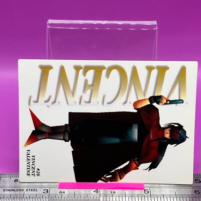 Vincent Valentine #26 Final Fantasy 7 FFVII Carddass Masters TCG