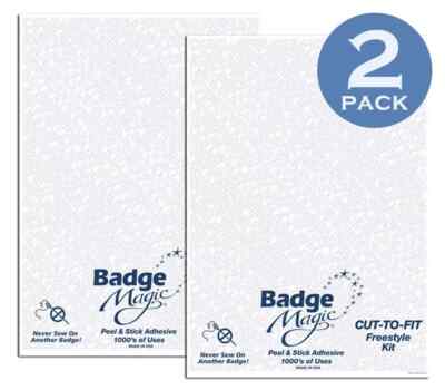 Badge Magic Cut to Fit Freestyle Patch Adhesive Kit (2 Pack)