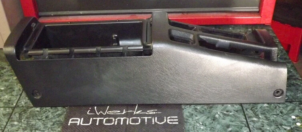 OEM 93-96 Honda Civic Del Sol EG2 SR2 center console shell base assembly black - Image 3 of 4