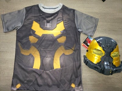 boys NEW NWT ANT MAN HALLOWEEN SHIRT TOP MASK 2 PC size SMALL PRETEND ...
