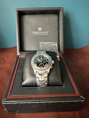 TAG Heuer Link Men's Black Watch - CJ1110 | eBay