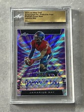 2019 Leaf Metal Draft Jamarius Way SP Rookie Auto Purple Wave 1/1 #BA-JW1