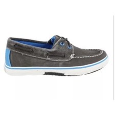 NIB Boys Sperry Top Sider Halyard Brown Royal Boat Shoes YB47810 Sz 2 or 2.5M