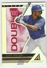 JOSE REYES 2013 PINNACLE CLEAR VISION DOUBLE INSERT 56 TORONTO BLUE JAYS METS