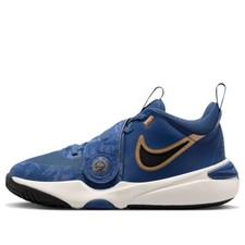 Nike Team Hustle D 11 GS Mystic Navy Gold Basketball Shoes Youth Kids FZ8463-400