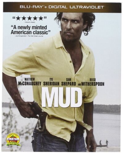 Mud (Blu-ray) Reese Witherspoon Matthew McConaughey Michael Shannon (UK IMPORT) - Afbeelding 1 van 3