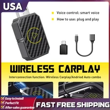 2-in-1 Adapter Carplay & Wireless Wireless Adapter Carplay Auto Android Wireless