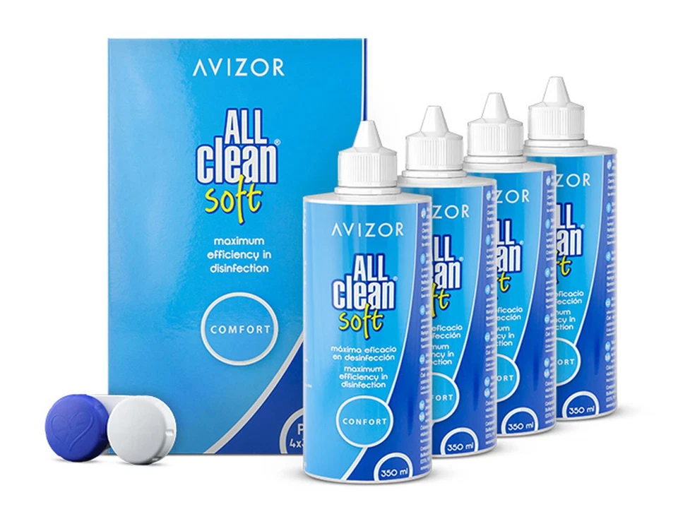 MPG&E AVIZOR ALL CLEAN soft effektive All-in-One-Lösung mit Proteinentfernung 4x 350ml