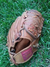 ⚾ CROWN Vintage Genuine Leather 11" RH Throw Baseball Softball Glove Mitt 🇺🇸