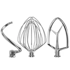 Stainless Steel Stand Mixer Attachments 3Piece for KitchenAid 7 Qt Tilt Head ...