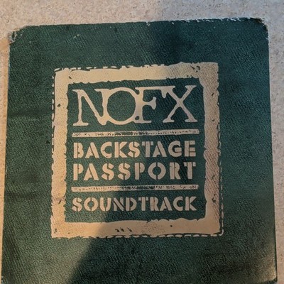 NOFX Backstage Passport Soundtrack Black Vinyl Punk LP Fat Wreck Chords 2014