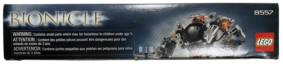 LEGO 8557 Bionicle Exo-Toa Vintage 2002 Set BRAND NEW FACTORY SEALED 360 Pcs - Image 3 of 4