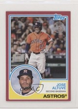 2018 Topps Mini 1983 Topps Design Red 3/10 Jose Altuve #83-31 05pr