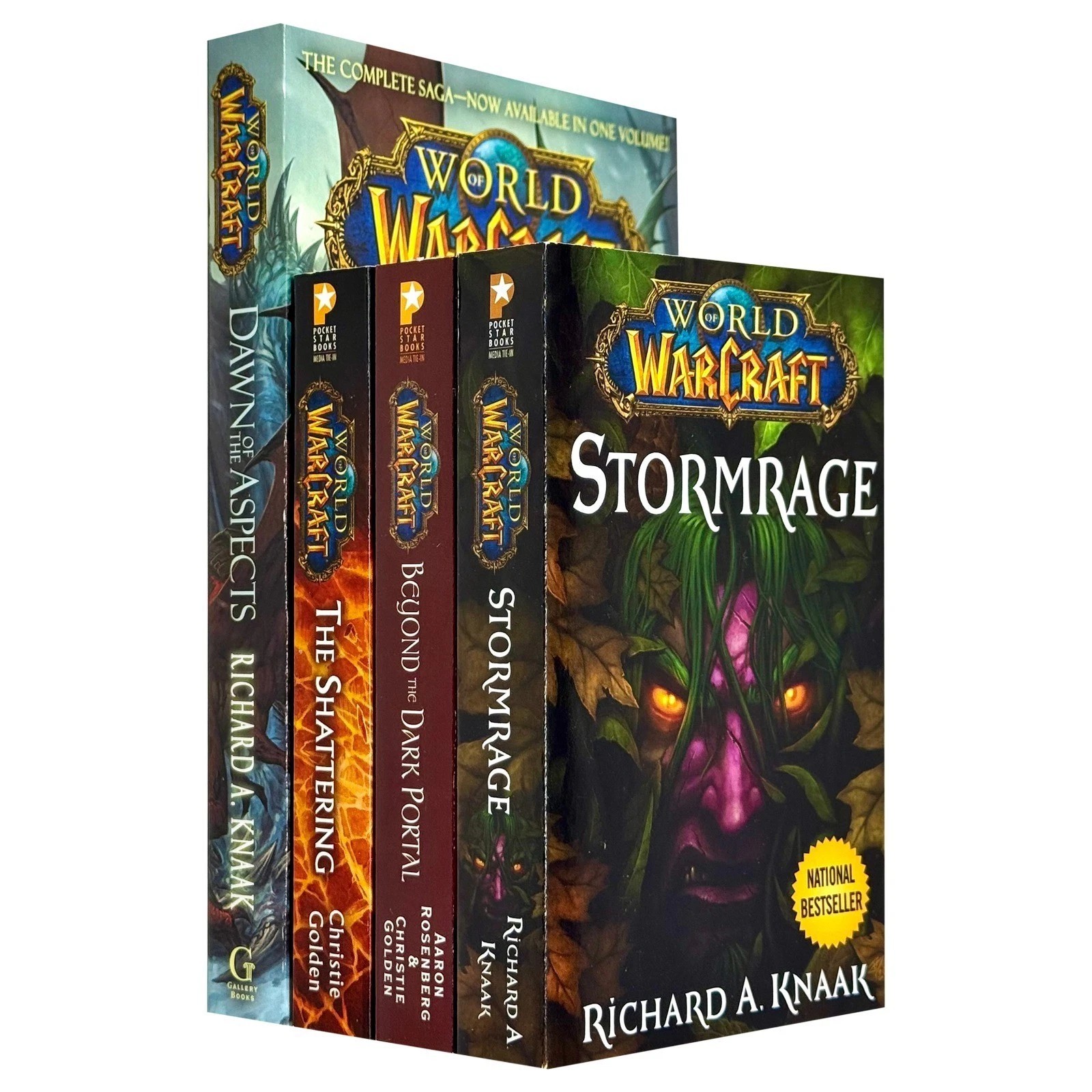 World of Warcraft Series 4 Books Collection Set Dawn of the Aspects,Beyond the