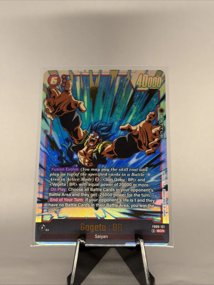 Gogeta BR SCR FB09-121 Dual Evolution Dragon Ball Fusion World | eBay
