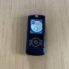 Motorola Rizr-Z3 Slider Blue & Blk T-Mobile-Rare Cellular Phone Working Read Blw
