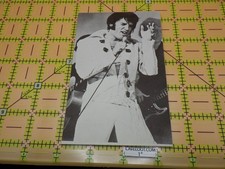 Elvis Presley Exhibit Card Penny Arcade White Concho Jumpsuit Vintage 1970s 5x7
