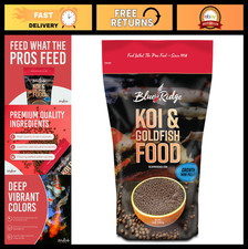Premium Koi Goldfish Food 2lb - Mini Growth Formula, Floating Pond Pellets
