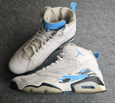 #ad Nike Air Jordan MVP Mens Size 10 White Blue Athletic Basketball Shoes Sneakers $50.39