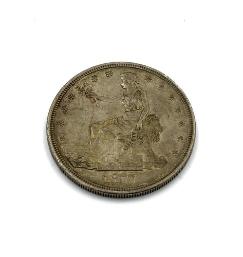 1877-S Trade Dollar San Francisco United States Silver Coin No Reserve #C746-4