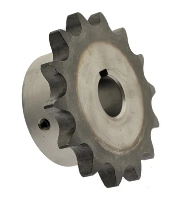 TOOLNERDS Kettenrad mit einseitiger Nabe und Fertigbohrung 16B-1 Nut + Gewinde