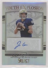 2022 Panini Select Draft Picks Silver Prizm Jack Coan #YE-JCO Auto i5f