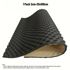 High-Density Self Adhesive Soundproofing Insulation Cotton Thickness Black Panel