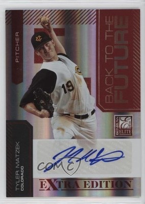 2010 Donruss Elite Extra Edition 135/150 Tyler Matzek #8 Auto e6p