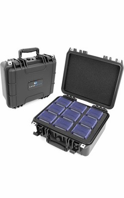 CASEMATIX Top Loader Card Case Fits 315 3x4 Top Loaders Or 65 One Touch (USED)