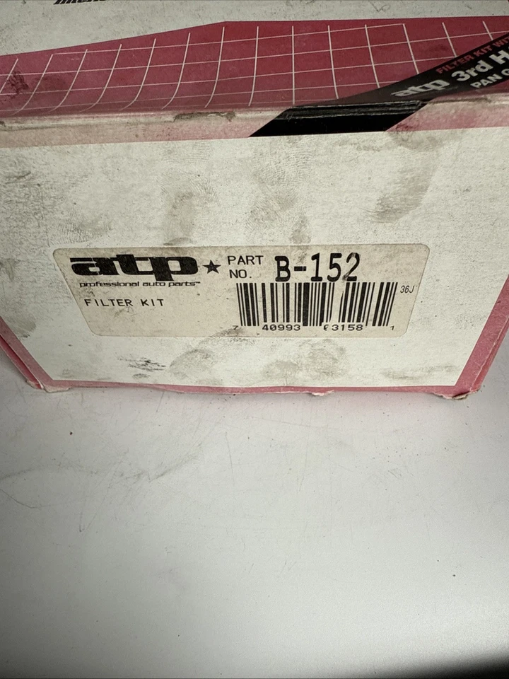 Filtro de transmisión automática ATP B-152 para modelos seleccionados de BMW CADILLAC 1991-2001 Foto 3 de 4