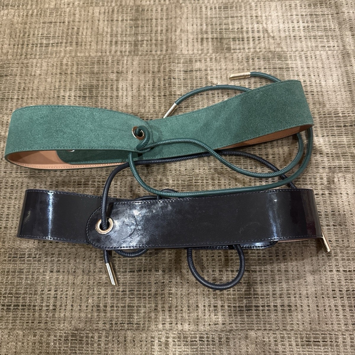 Brooks Brothers women’s belt Womens Brooks Brothers Leather /logo Textile Navy Belt  main image 2