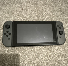 Nintendo Switch Console Grey Joy-Con Controllers Handheld System w/ Kickstand