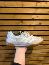 Hi-Tec Squash Classic Indoor Court Trainers Shoes Grey Beige Green