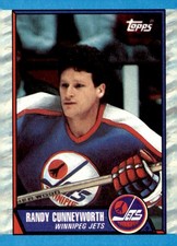1989-90 Topps #63 Randy Cunneyworth Winnipeg Jets Card
