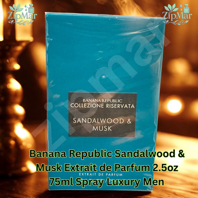 Banana Republic Sandalwood & Musk Extrait de Parfum 2.5 oz/75ml Unisex Fragrance