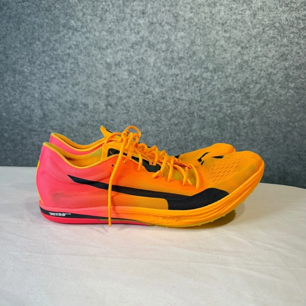 Puma Evospeed Nitro‎ Elite Track Spikes Orange Pink Men US 11.5 Running Shoes evoSPEED Forte NITRO™ Elite Men main image 3