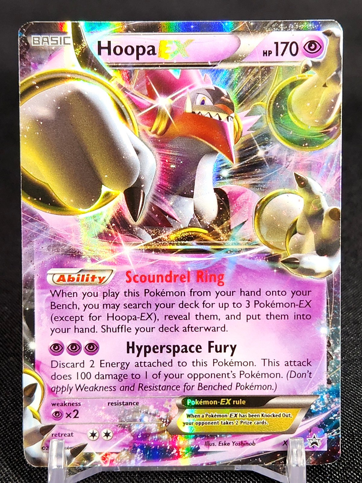 Hoopa EX XY71 Holo XY Black Star Promo Pokemon Card