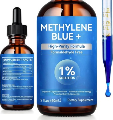 Blue Supplement - Pharmaceutical Grade, 2 FL OZ, 1% USP Grade, Liquid