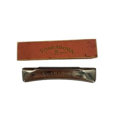 Sonhadora Harmonica Silver Curved Tremolo Alfred Hering Brazil Vintage