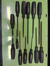 Vintage Craftsman Professional Screwdriver Lot 13 Total Usa Made Have Rust