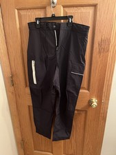 Nike Track Pants Black Men's Size M Drawstring 30" Inseam Straight Leg