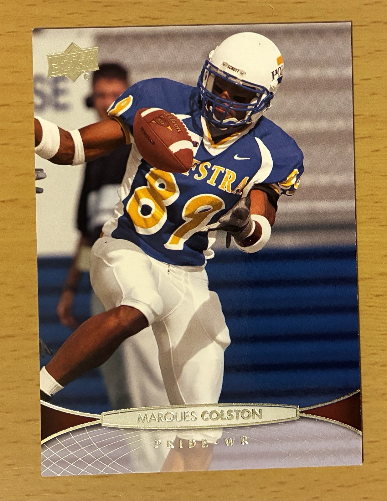 2012 UPPER DECK FOOTBALL MARQUES COLSTON HOFSTRA PRIDE
