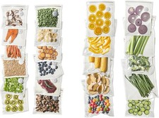 Vacuum Sealer Bags for Food, 22 PCS Reusable Sous Vide Bags BPA Free, Vacuum Zip