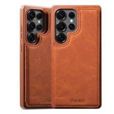 For Samsung Galaxy S26 S25 S24 S23 Back Flip Card Pocket PU Leather Phone Case