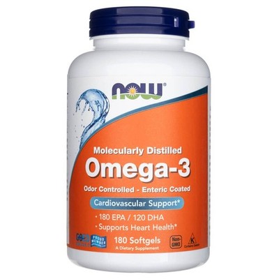NOW FOODS Omega-3 1000 mg 180 Kapseln