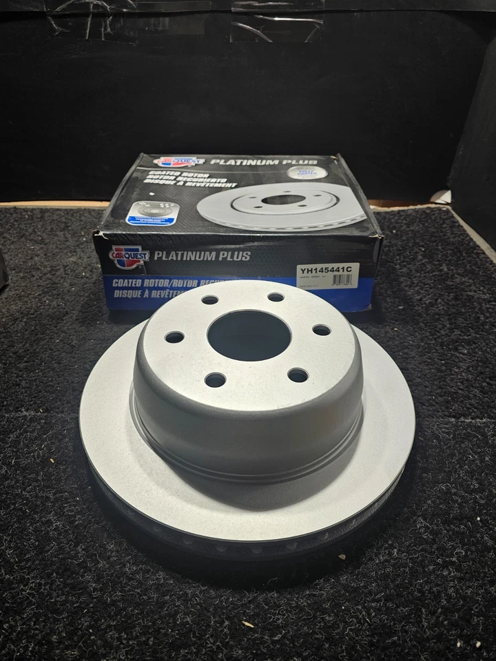 (QTY 2) YH145441C задний дисковый тормоз ротор для 01-06 Chevrolet Silverado 1500 - Изображение 2 из 4