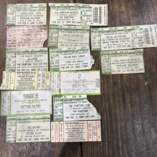 2000s Rock Concert Ticket Lot - Jimmy Eat World- Social Distortion- All American