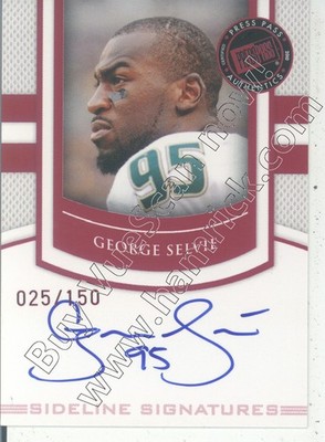 george selvie rookie draft auto autograph south florida bulls usf college 5 card