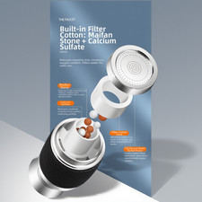 360 Rotating Filter Pressurized current Faucet 3 Modes for Splash-proof