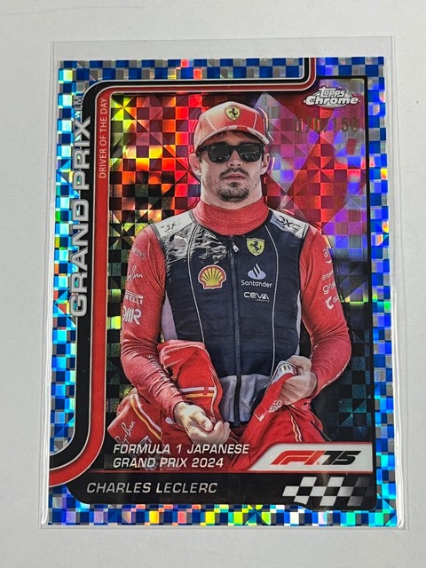 2025 Topps Chrome Formula 1 - #125 Charles Leclerc blue checker 70/150